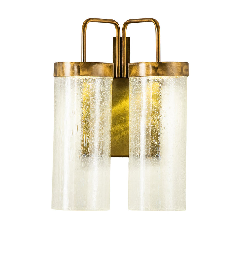 Meyda Tiffany 238863 Two Light Wall Sconce, Gold Matte