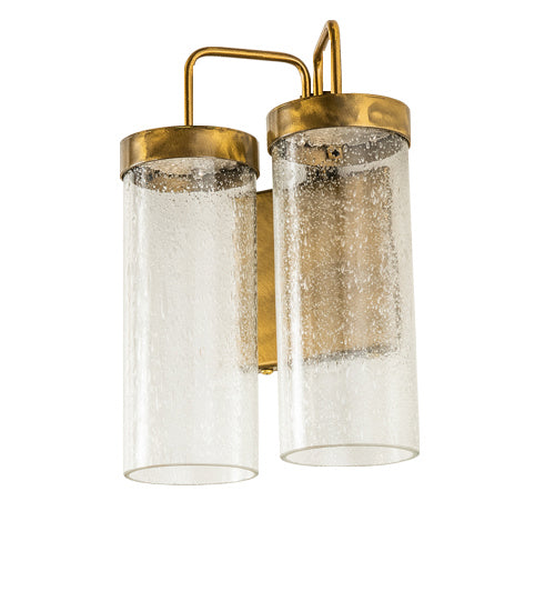 Meyda Tiffany 238863 Two Light Wall Sconce, Gold Matte