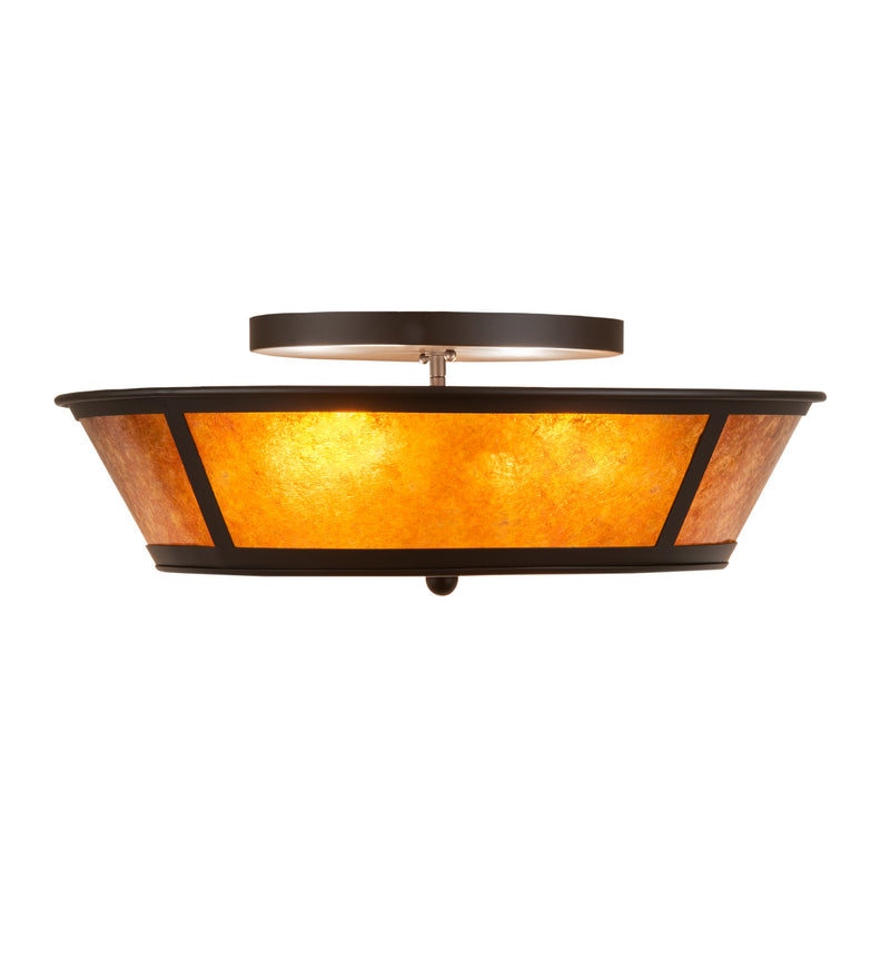 Meyda Tiffany 238879 Four Light Flushmount, Oil Rubbed Bronze