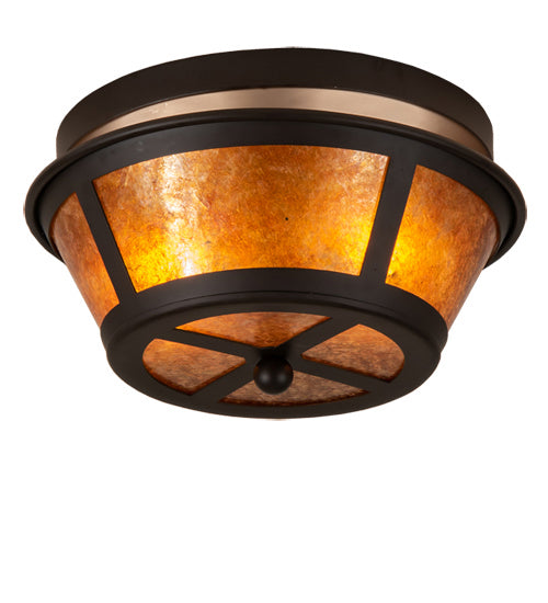 Meyda Tiffany 238880 Two Light Flushmount, Oil Rubbed Bronze