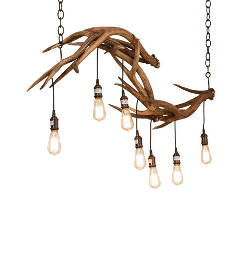 Meyda Tiffany 238960 Eight Light Chandelier, Antique Copper
