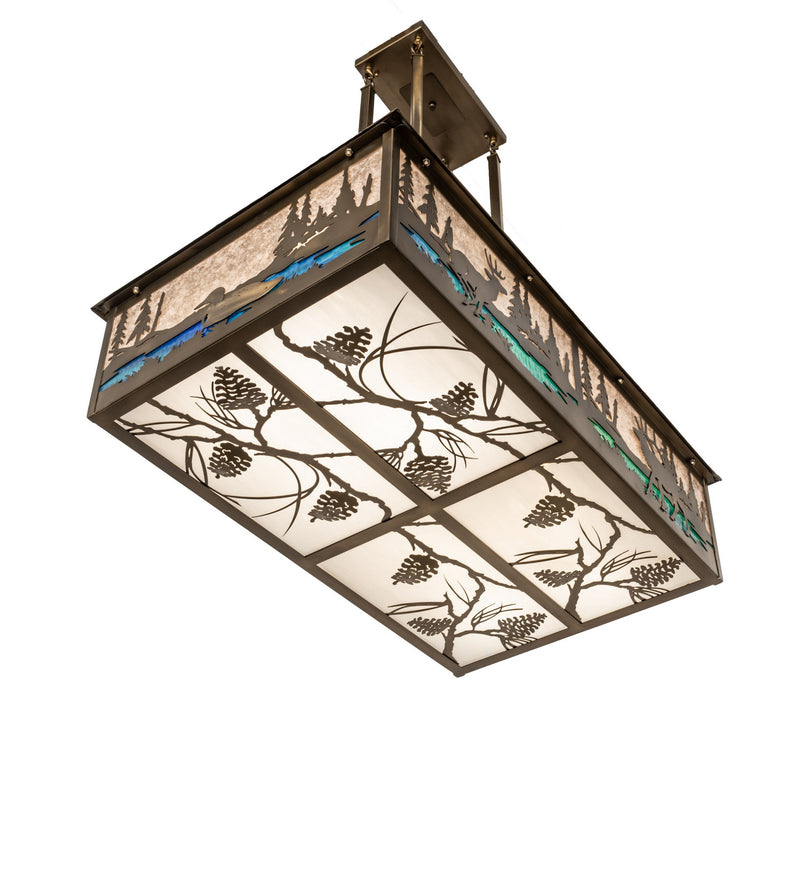 Meyda Tiffany 239173 Eight Light Pendant, Antique Copper