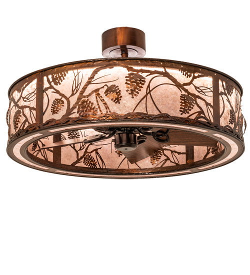 Meyda Tiffany 239188 LED Chandel-Air, Vintage Copper