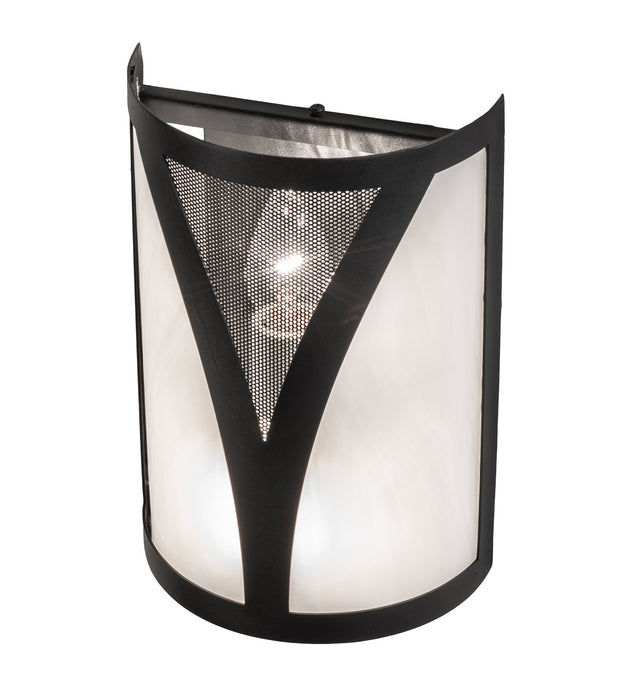 Meyda Tiffany 239523 LED Wall Sconce, Black Tex