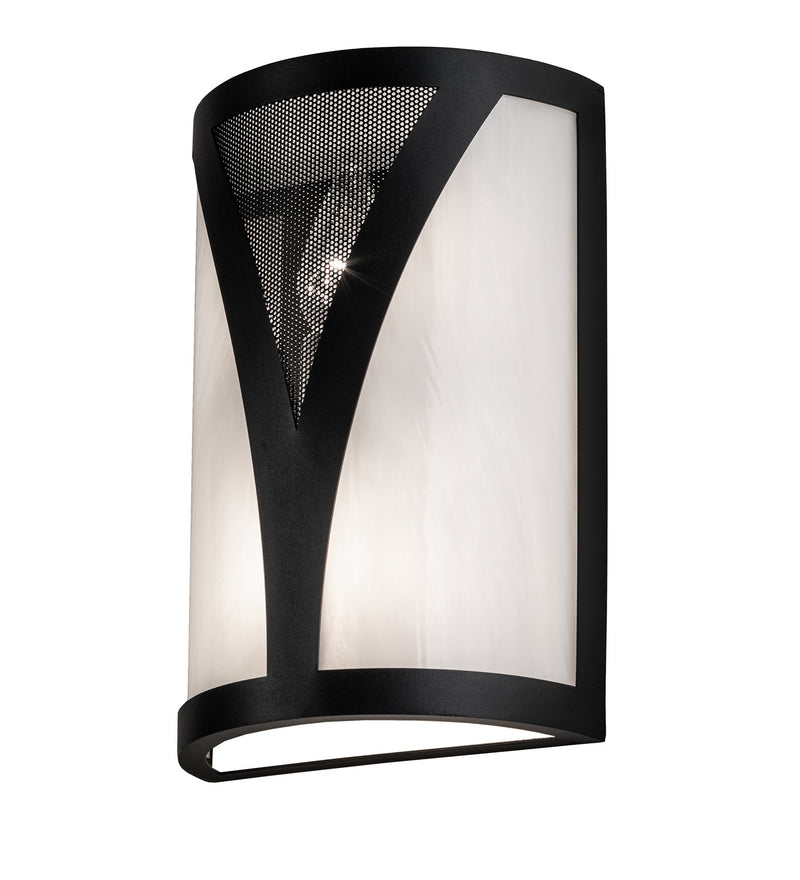 Meyda Tiffany 239523 LED Wall Sconce, Black Tex