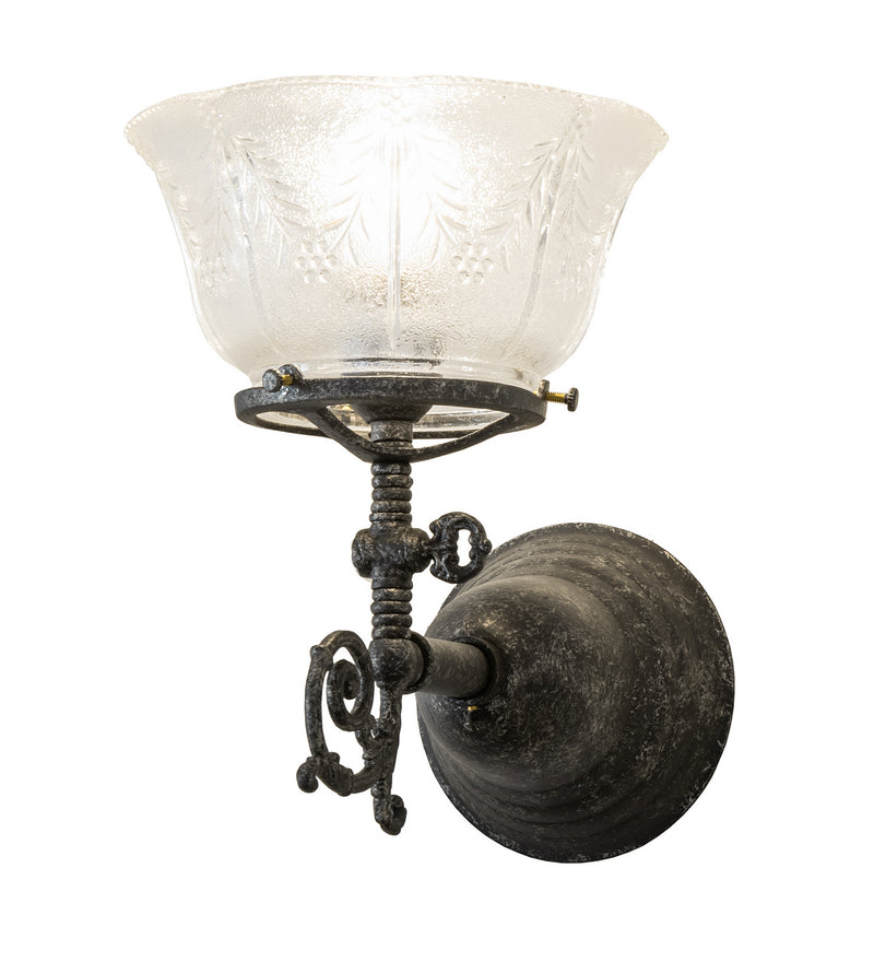 Meyda Tiffany 240032 One Light Wall Sconce, Antique Pewter