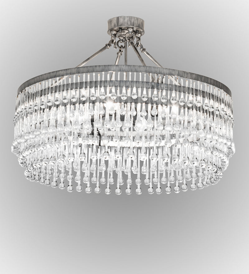 Meyda Tiffany 240137 Four Light Chandelier, Antique Iron Ore