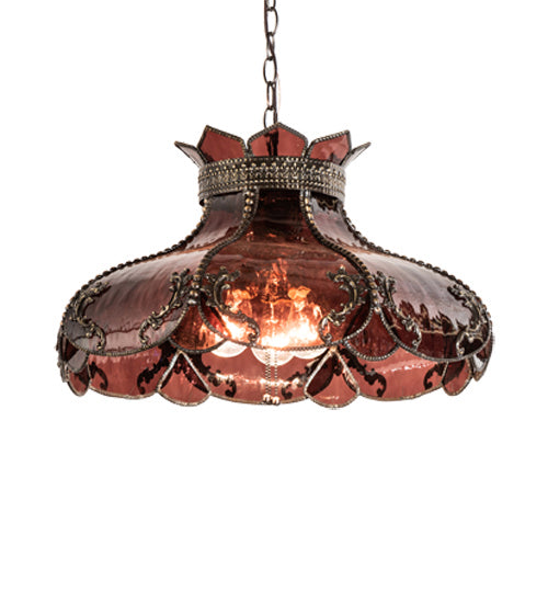 Meyda Tiffany 240481 Two Light Pendant, Craftsman Brown