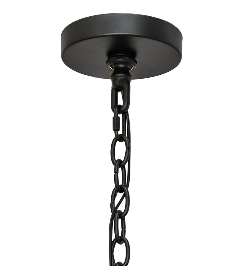 Meyda Tiffany 240509 15 Light Pendant, Wrought Iron