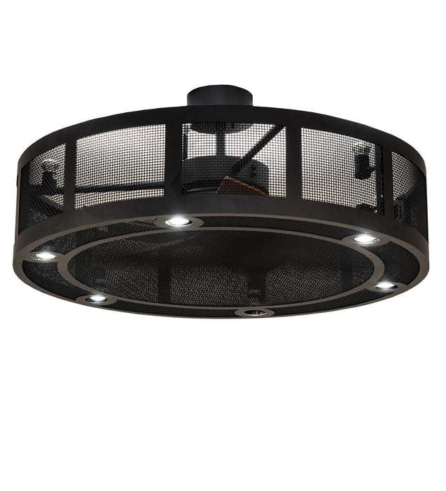 Meyda Tiffany 240754 12 Light Chandel-Air, Matte Black