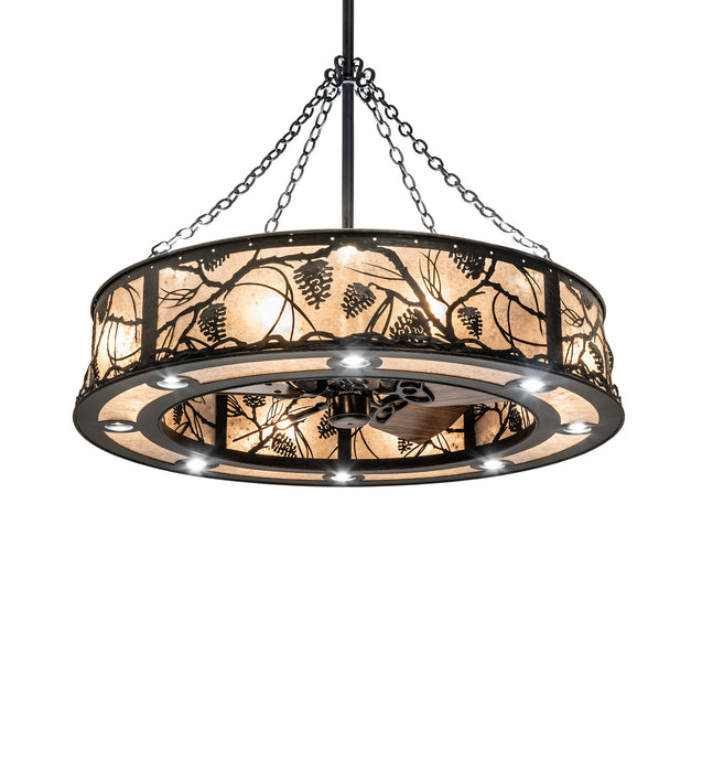 Meyda Tiffany 241048 LED Chandel-Air, Black Metal