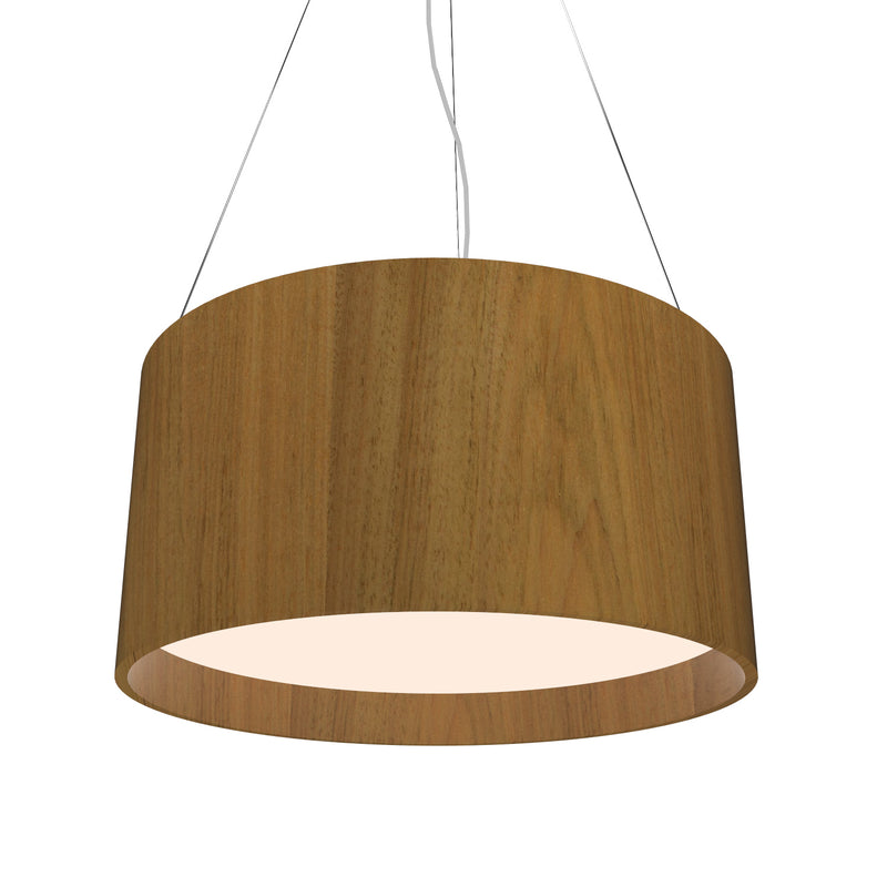 Accord Lighting 214.09 Three Light Pendant, Louro Freijo