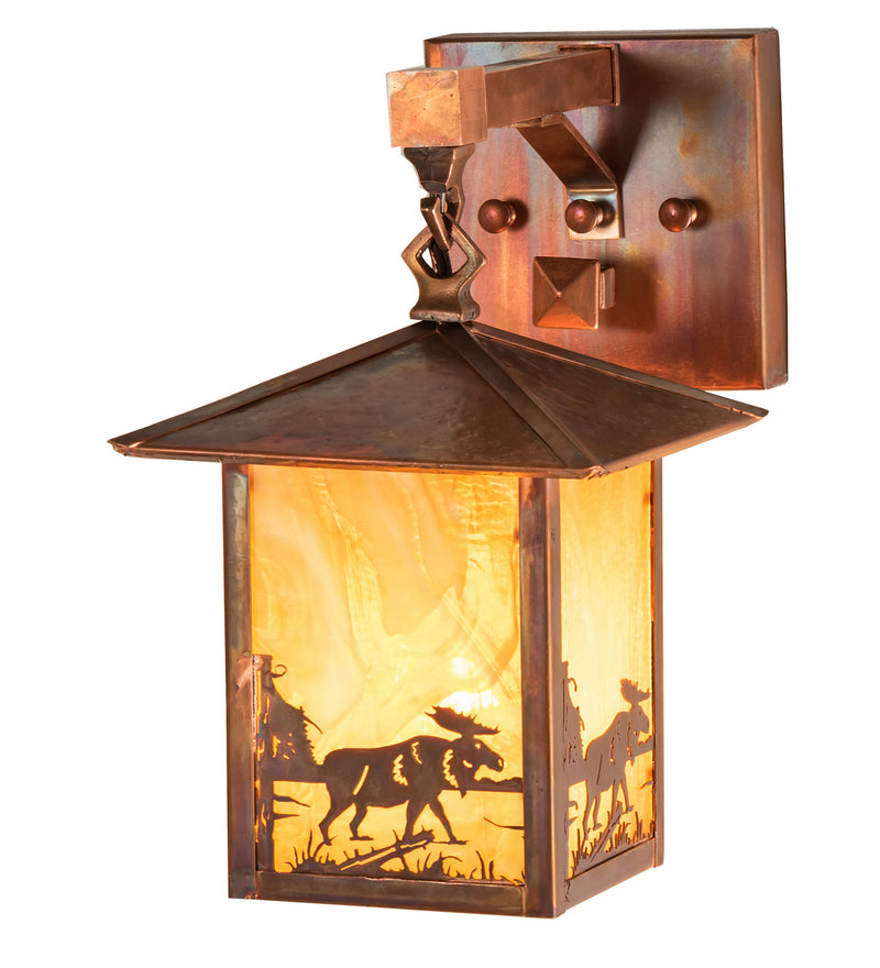 Meyda Tiffany 241118 One Light Wall Sconce, Vintage Copper