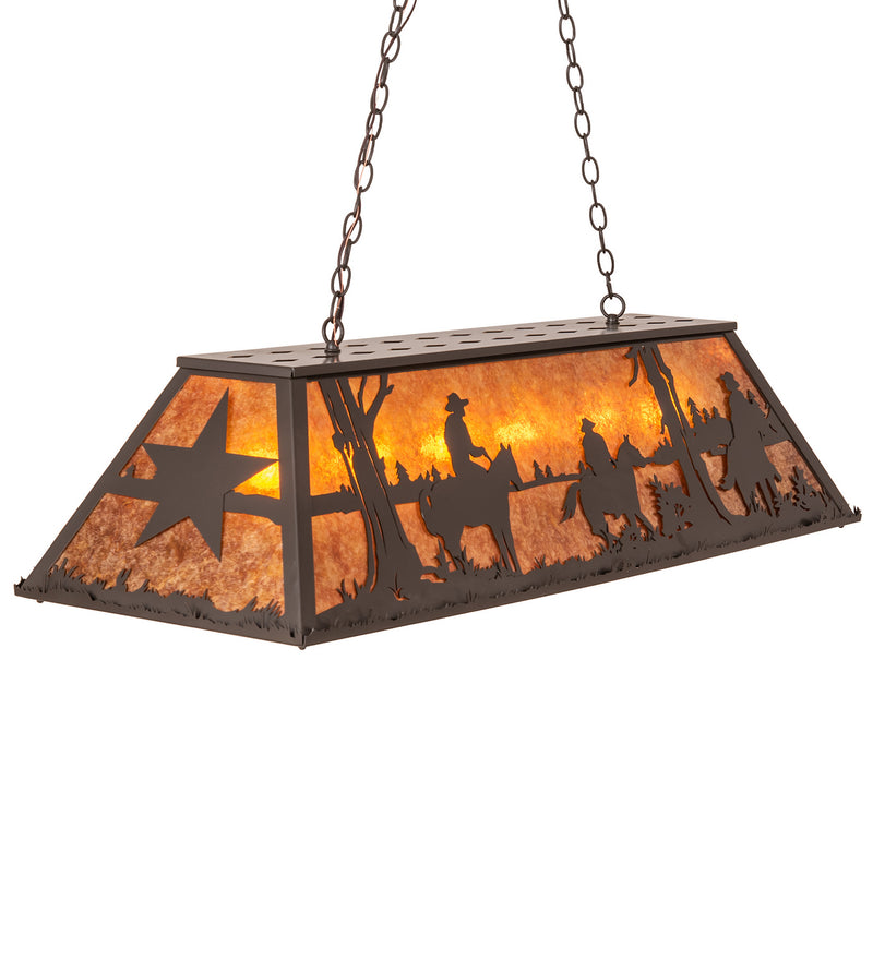 Meyda Tiffany 241153 Six Light Pendant, Timeless Bronze