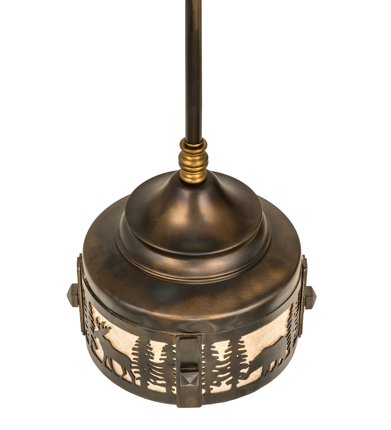 Meyda Tiffany 241269 One Light Pendant, Light Burnished Antique Copper