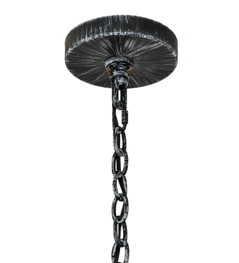 Meyda Tiffany 241339 Eight Light Chandelier, Antique Iron Gate