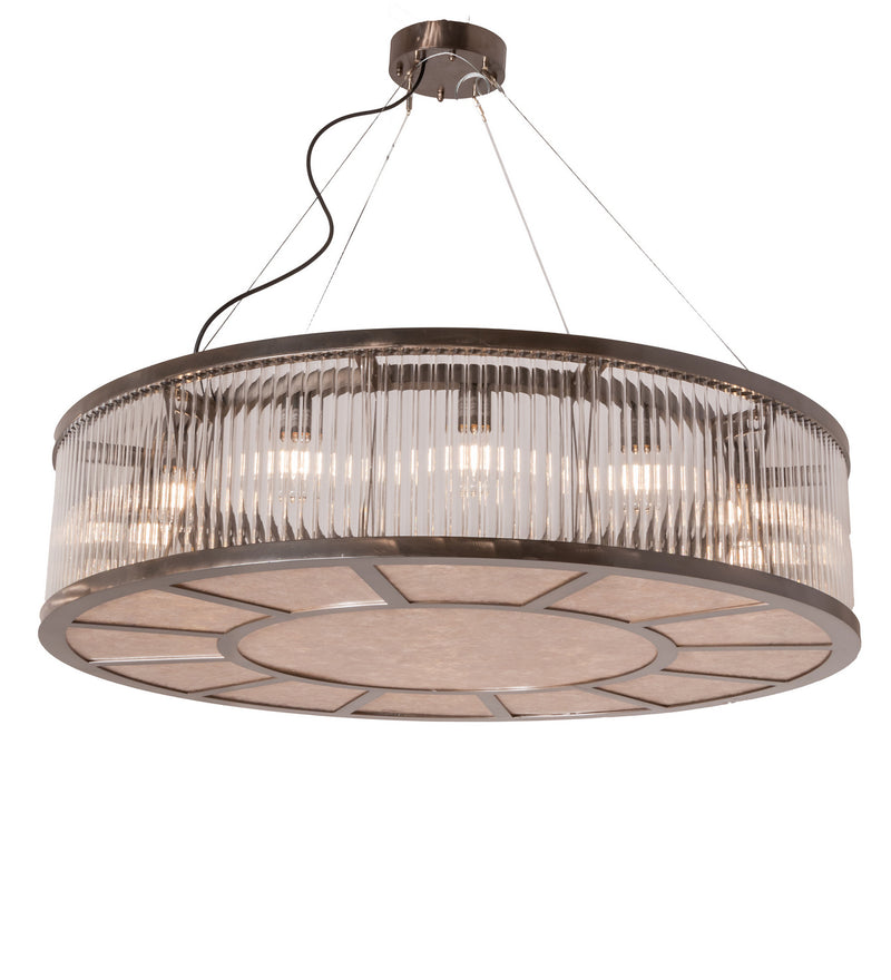 Meyda Tiffany 241565 12 Light Pendant, Transparent Pastel Black