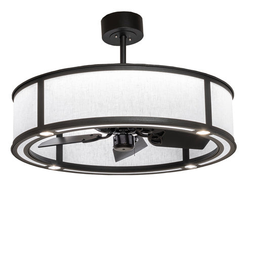 Meyda Tiffany 241706 Four Light Chandel-Air, Old Wrought Iron