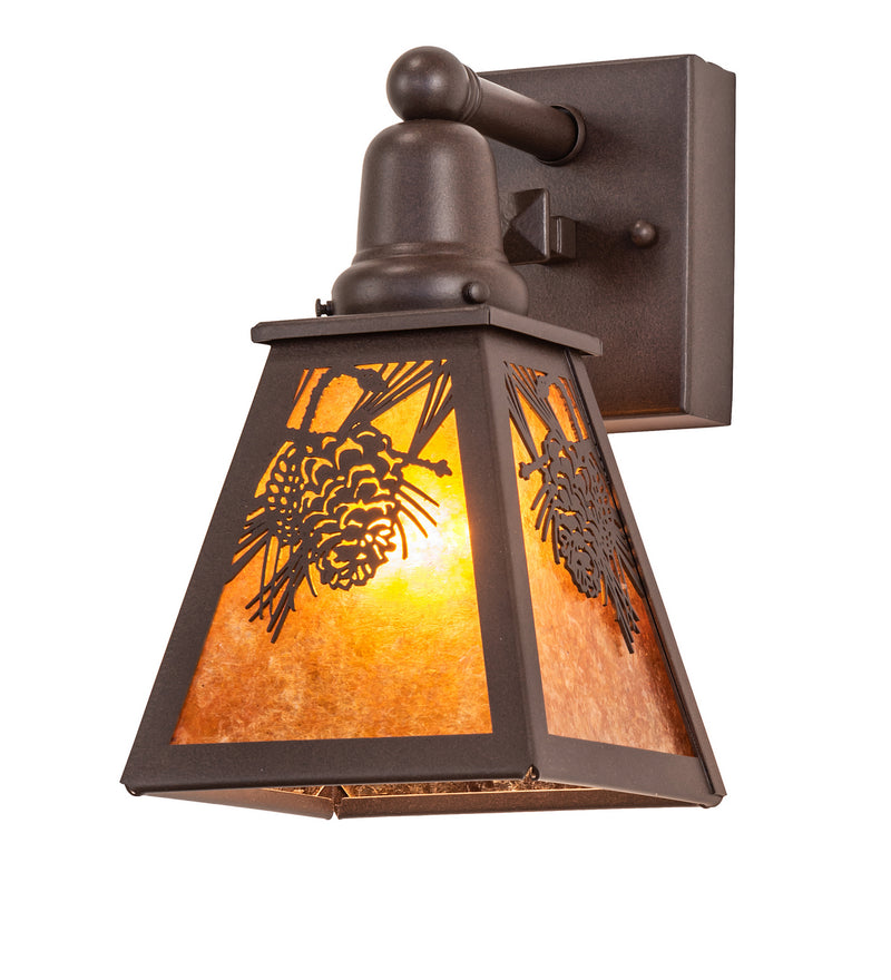 Meyda Tiffany 241798 One Light Wall Sconce, Cafe Noir