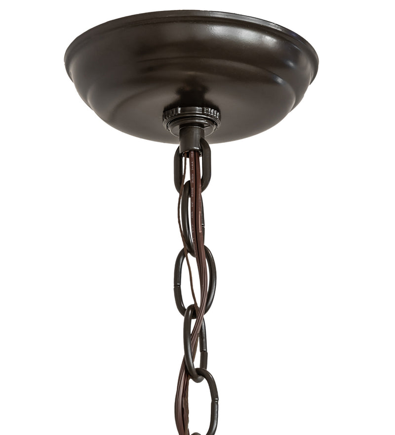 Meyda Tiffany 242264 One Light Pendant, Timeless Bronze