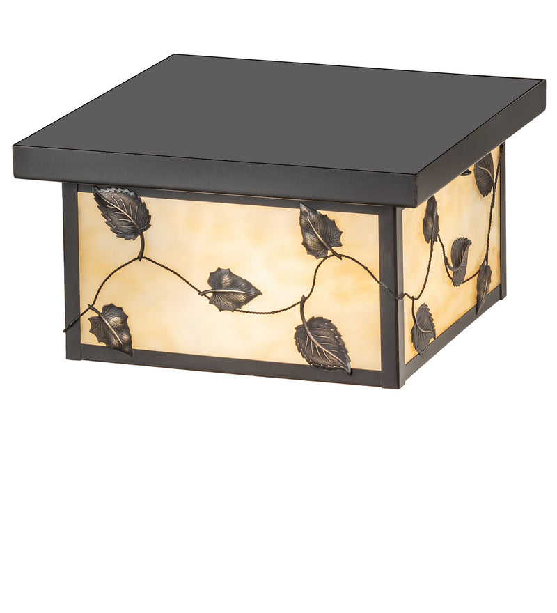 Meyda Tiffany 242335 Two Light Flushmount, Craftsman Brown