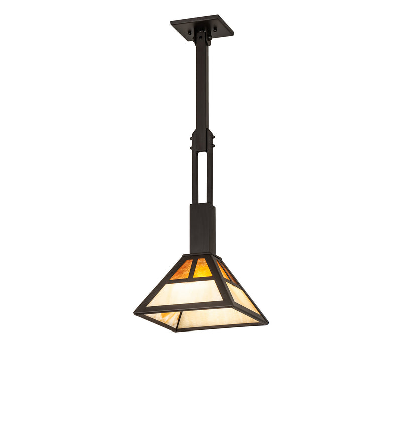Meyda Tiffany 242428 One Light Pendant, Oil Rubbed Bronze