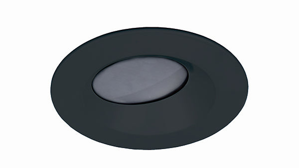 W.A.C. Lighting R3CRWT-BK Wall Wash Trim, Black