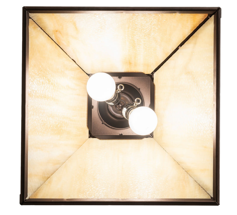 Meyda Tiffany 242639 Two Light Pendant, Mahogany Bronze