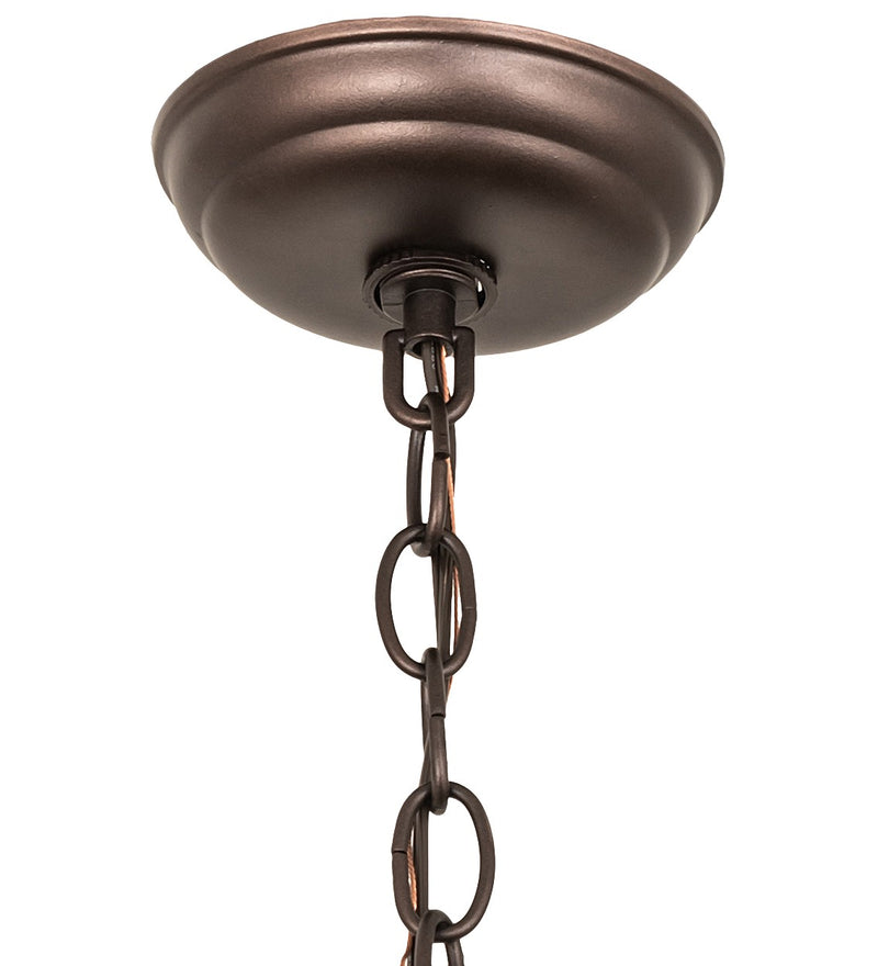 Meyda Tiffany 242639 Two Light Pendant, Mahogany Bronze