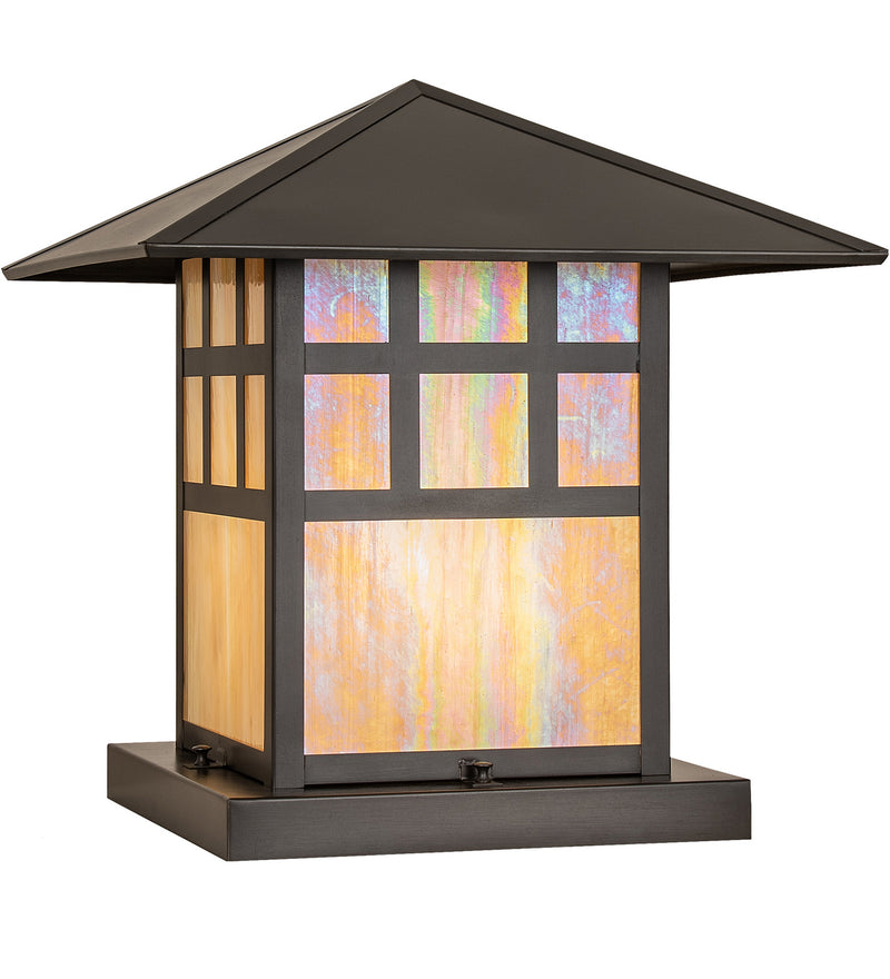 Meyda Tiffany 242706 One Light Pier Mount, Craftsman Brown