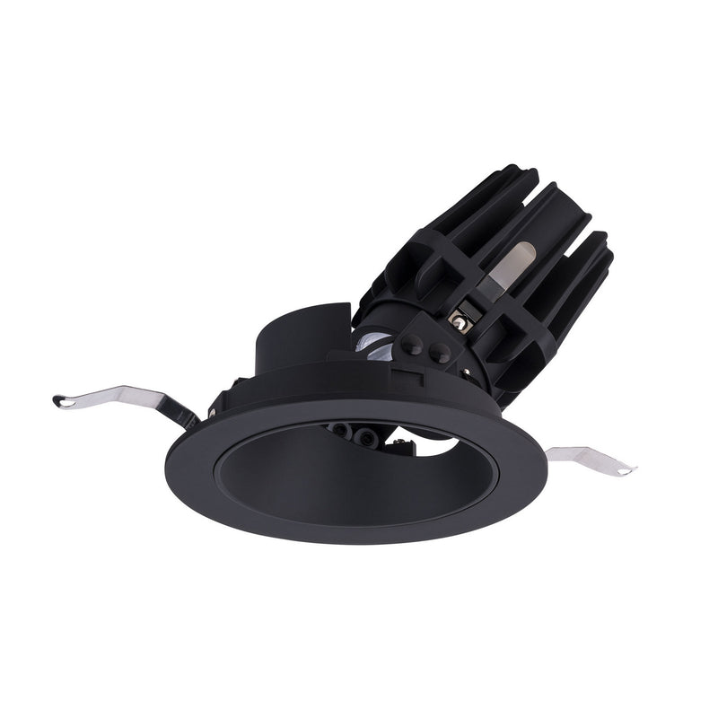 W.A.C. Lighting R4FRAT-927-BK LED Adjustable Trim, Black