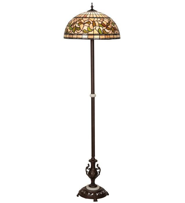 Meyda Tiffany 242829 One Light Floor Lamp, Mahogany Bronze