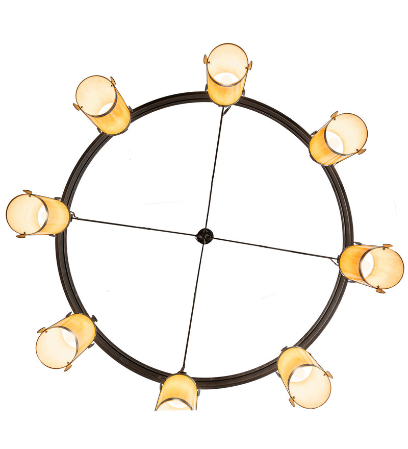 Meyda Tiffany 243019 Eight Light Chandelier, Timeless Bronze