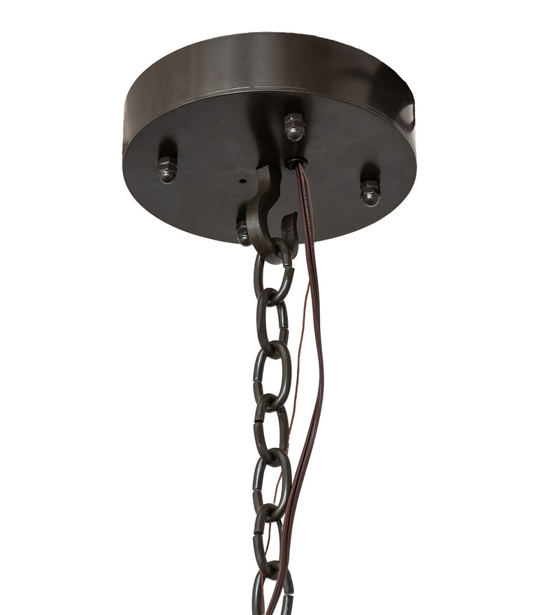 Meyda Tiffany 243019 Eight Light Chandelier, Timeless Bronze