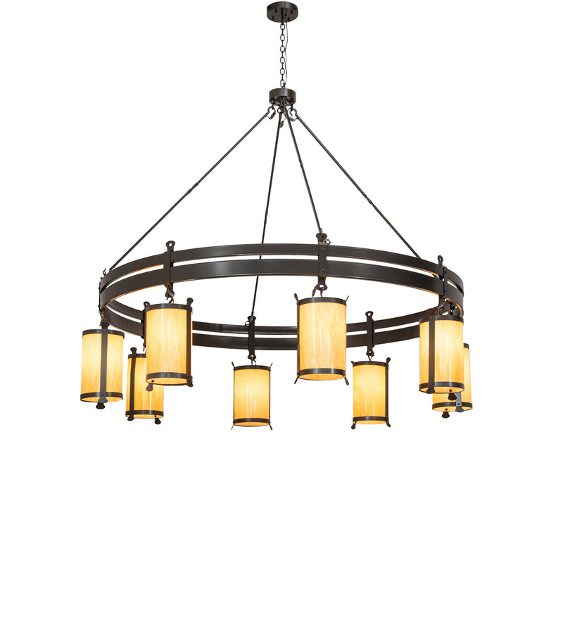 Meyda Tiffany 243019 Eight Light Chandelier, Timeless Bronze