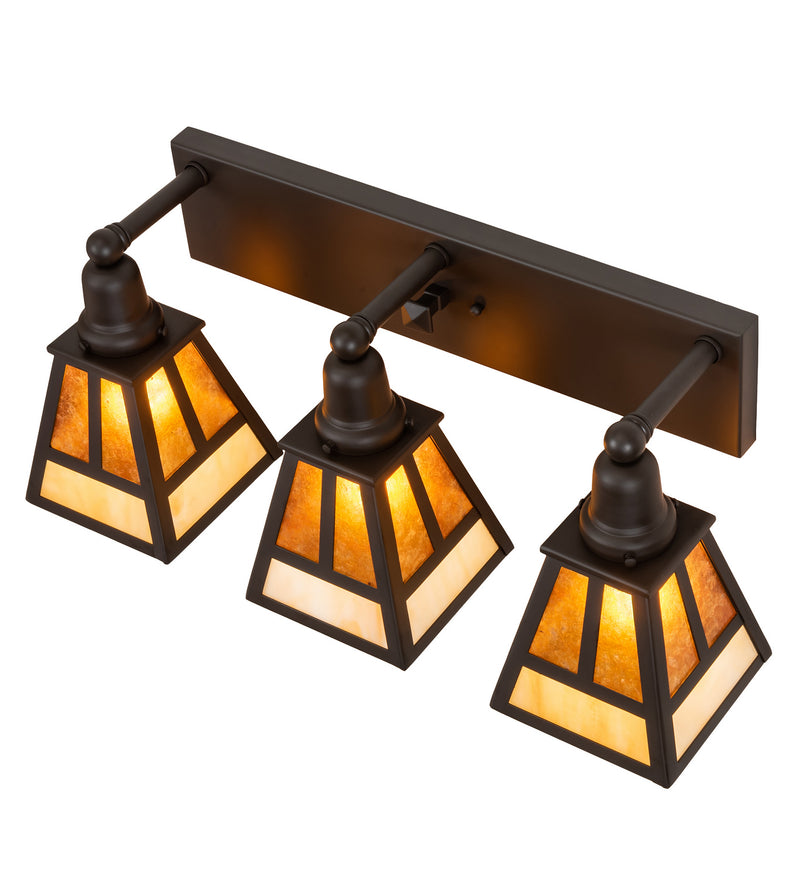 Meyda Tiffany 243051 Three Light Vanity, Oil Rubbed Bronze
