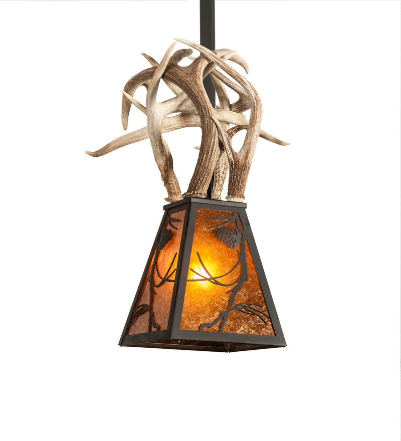 Meyda Tiffany 243214 One Light Pendant, Costello Black