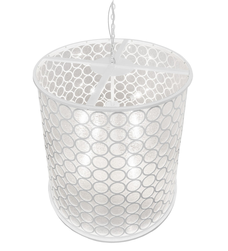 Meyda Tiffany 243255 Eight Light Pendant, Horizon White