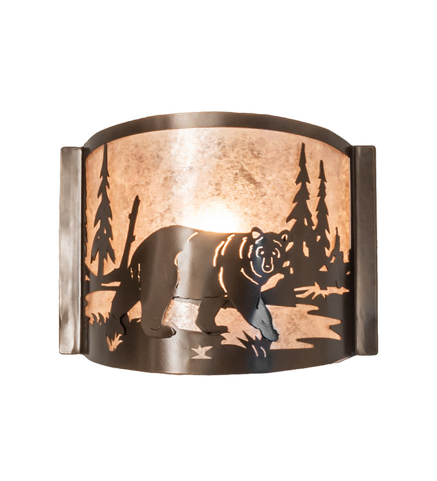 Meyda Tiffany 243423 One Light Wall Sconce, Brown Bronze