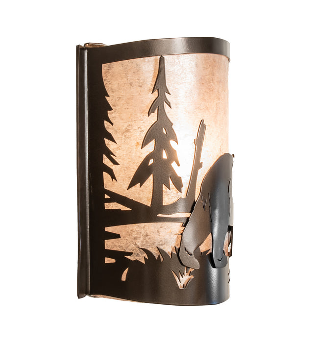 Meyda Tiffany 243423 One Light Wall Sconce, Brown Bronze