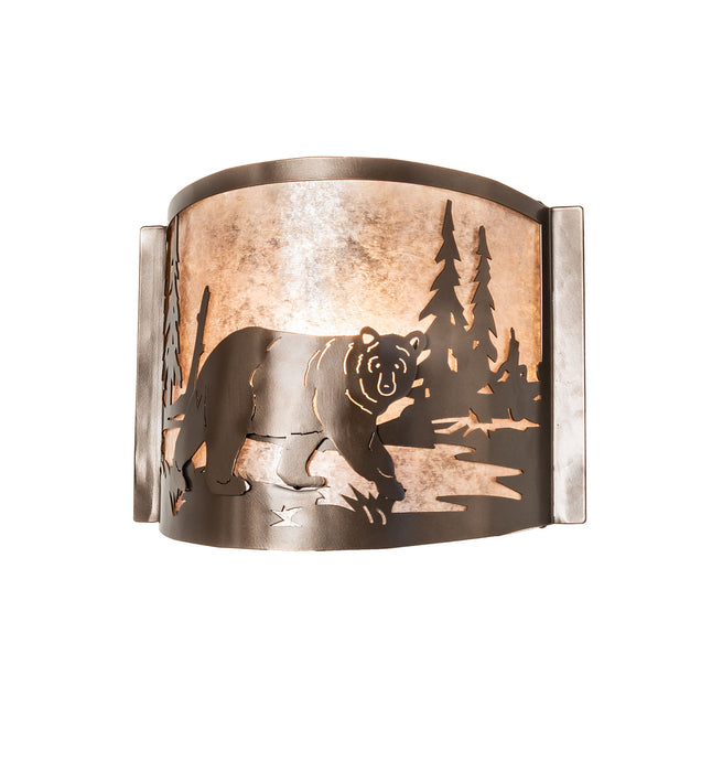 Meyda Tiffany 243423 One Light Wall Sconce, Brown Bronze