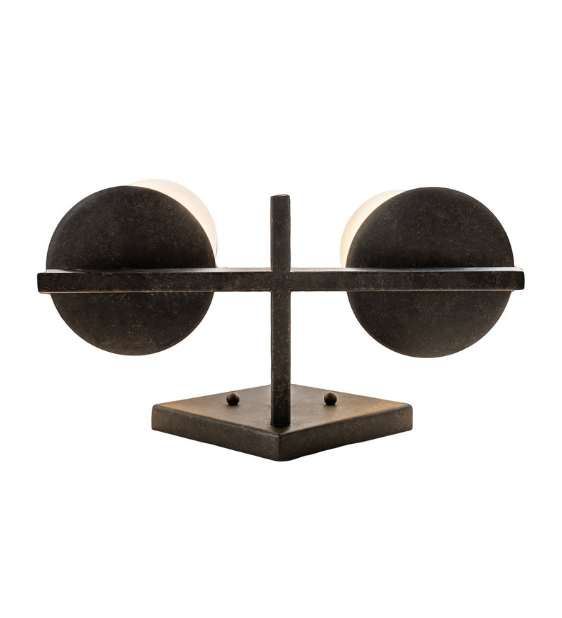 Meyda Tiffany 243450 Two Light Wall Sconce, Golden Bronze