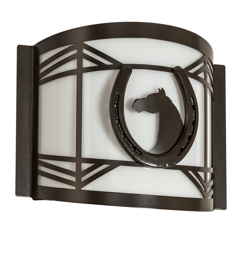 Meyda Tiffany 243614 One Light Wall Sconce, Timeless Bronze