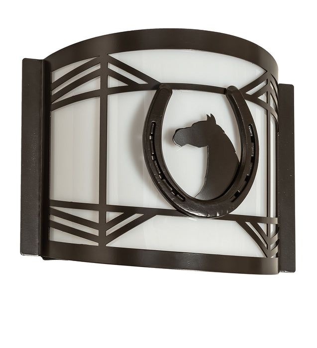 Meyda Tiffany 243614 One Light Wall Sconce, Timeless Bronze