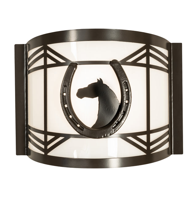 Meyda Tiffany 243614 One Light Wall Sconce, Timeless Bronze