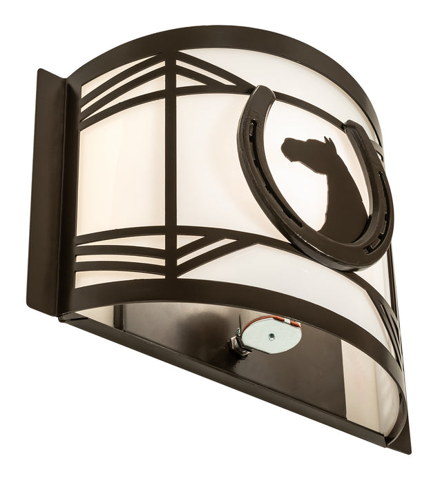 Meyda Tiffany 243614 One Light Wall Sconce, Timeless Bronze