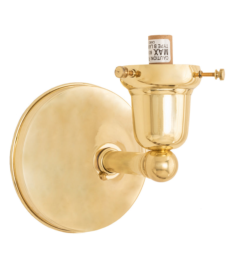 Meyda Tiffany 243627 One Light Wall Sconce Hardware, Polished Brass