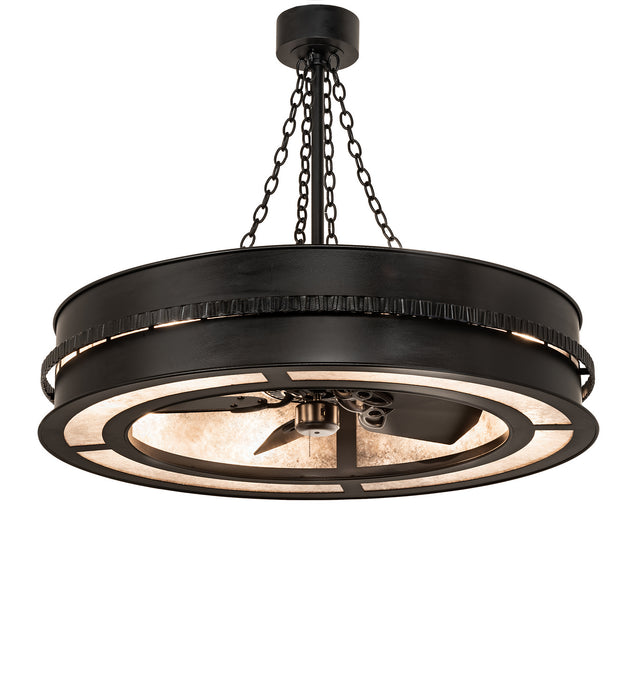 Meyda Tiffany 243673 Eight Light Chandel-Air, Black Metal