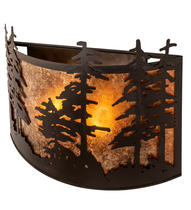 Meyda Tiffany 243680 Two Light Wall Sconce, Oil Rubbed Bronze