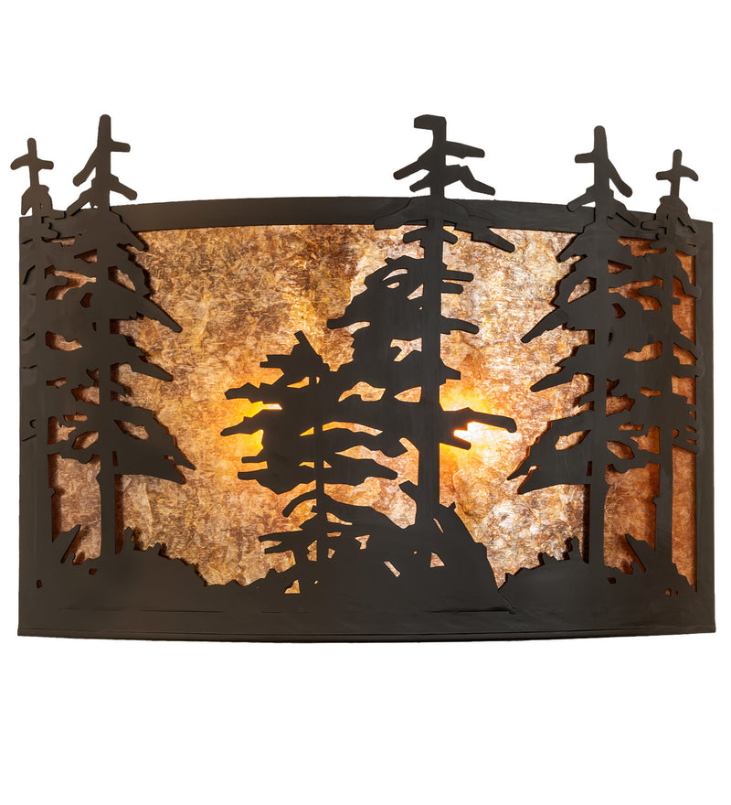 Meyda Tiffany 243680 Two Light Wall Sconce, Oil Rubbed Bronze